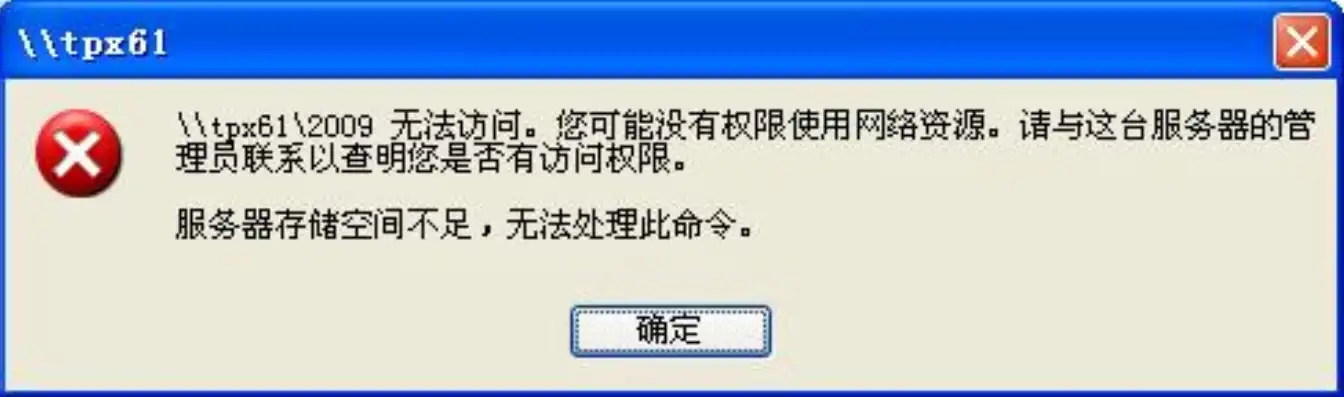 服务器内存资源不足无法处理此命令怎么办，服务器内存资源不足导致无法处理命令的解决方案及优化策略