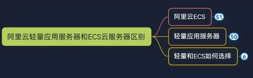 阿里云轻量级服务器和ecs的区别，阿里云轻量级服务器与ECS的区别，性能、价格与适用场景全面解析