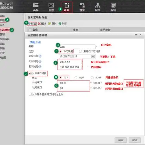 云主机服务器配置，深入解析云主机服务器，端口类型及其配置要点