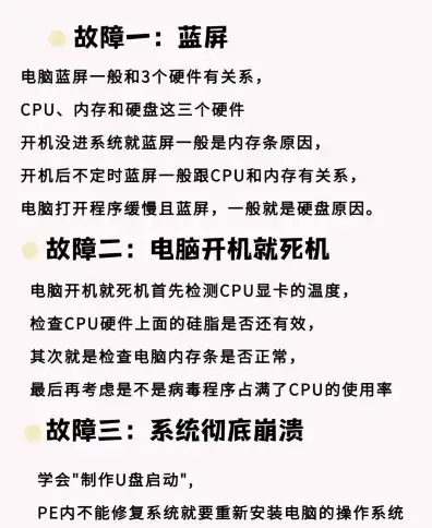 电脑主机红色灯一直亮屏幕闪烁不开机，电脑主机红色灯闪烁不开机问题排查与解决全攻略