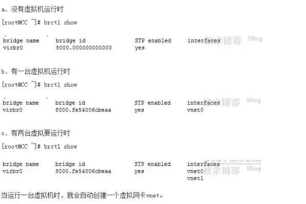 kvm虚拟机网络桥接配置，KVM虚拟机网络桥接配置指南，从基础到高级应用